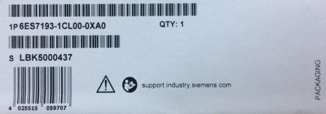 Siemens-6ES7193-1CL00-0XA0 - 1