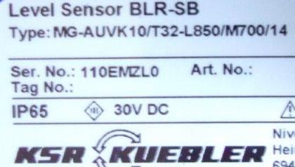 KSR KUEBLER -KSR MG-AUVK10/T32-L850/M700/14 - 1