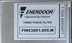 ENERDOOR-FIN538S1.055.M FİLTRO TRIFASE 55A - 1