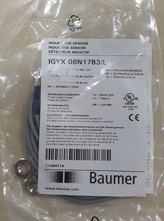 Baumer Group-IGYX 08N17B3/L - 2