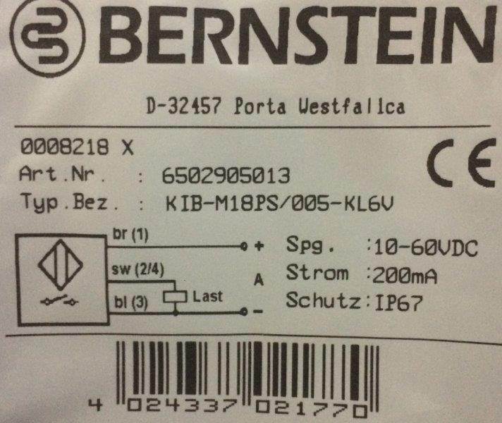 Bernstein-650.2905.013 KIB-M18PS/005-KL6V - 1