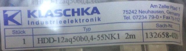 Klaschka -HDD-12aq50b0.4-55NK12M -132658-020 - 1