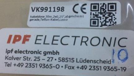 Ipf Electronic -VK991198 - 1