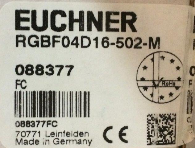 Euchner-EUCHNER 088377 RGBF04D16-502-M - 1