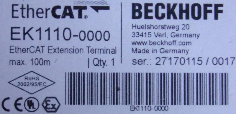 Beckhoff -EK 1110-0000 - 1