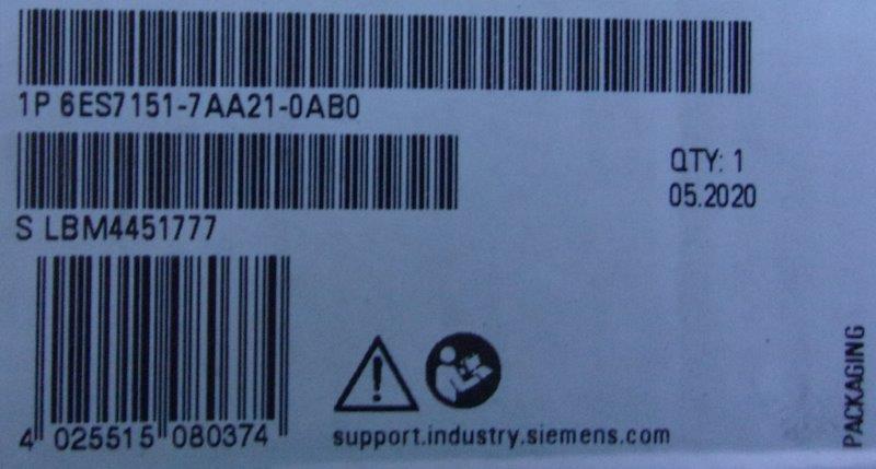 Siemens-6ES7 151-7AA21-0BAB0 - 1