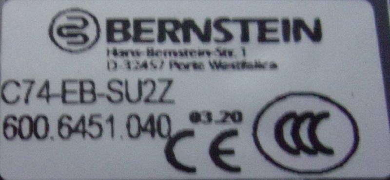Bernstein-600.6451.040 C74-EB-SU2Z - 1