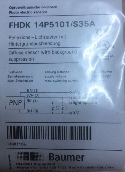 Baumer Group-FHDK 14P5101/S35A - 1