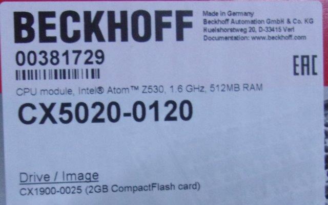 Beckhoff -CX5020-0120 - 1