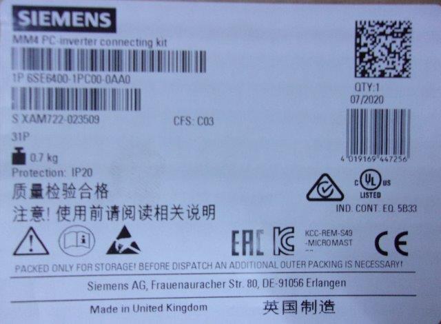 Siemens-6SE 6400-1PB00-0AA0 - 1